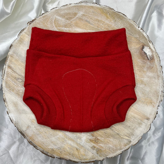 Upcycled Wool Cover - Size S - Red