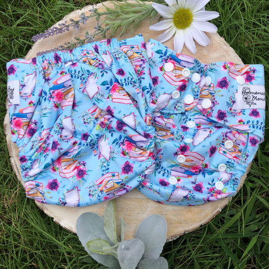 Summer Reads OS Pocket Diaper (Daydreamer Collection)