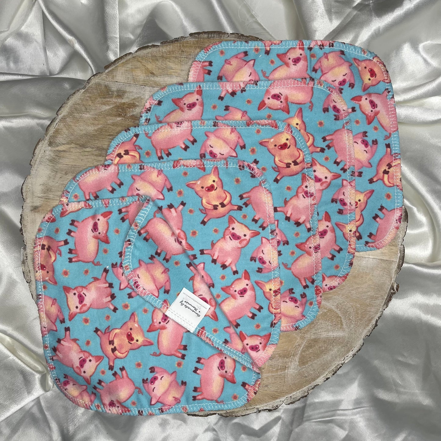 Cloth Wipes - Pigs