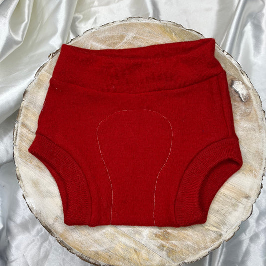 Upcycled Wool Cover - Size M - Red