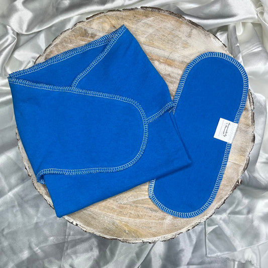 Upcycled Cotton Preflat - One Size - Blue