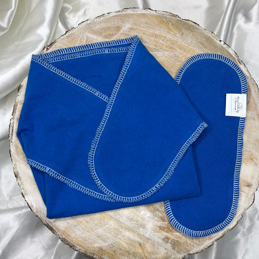 Upcycled Cotton Preflat - One Size - Royal Blue