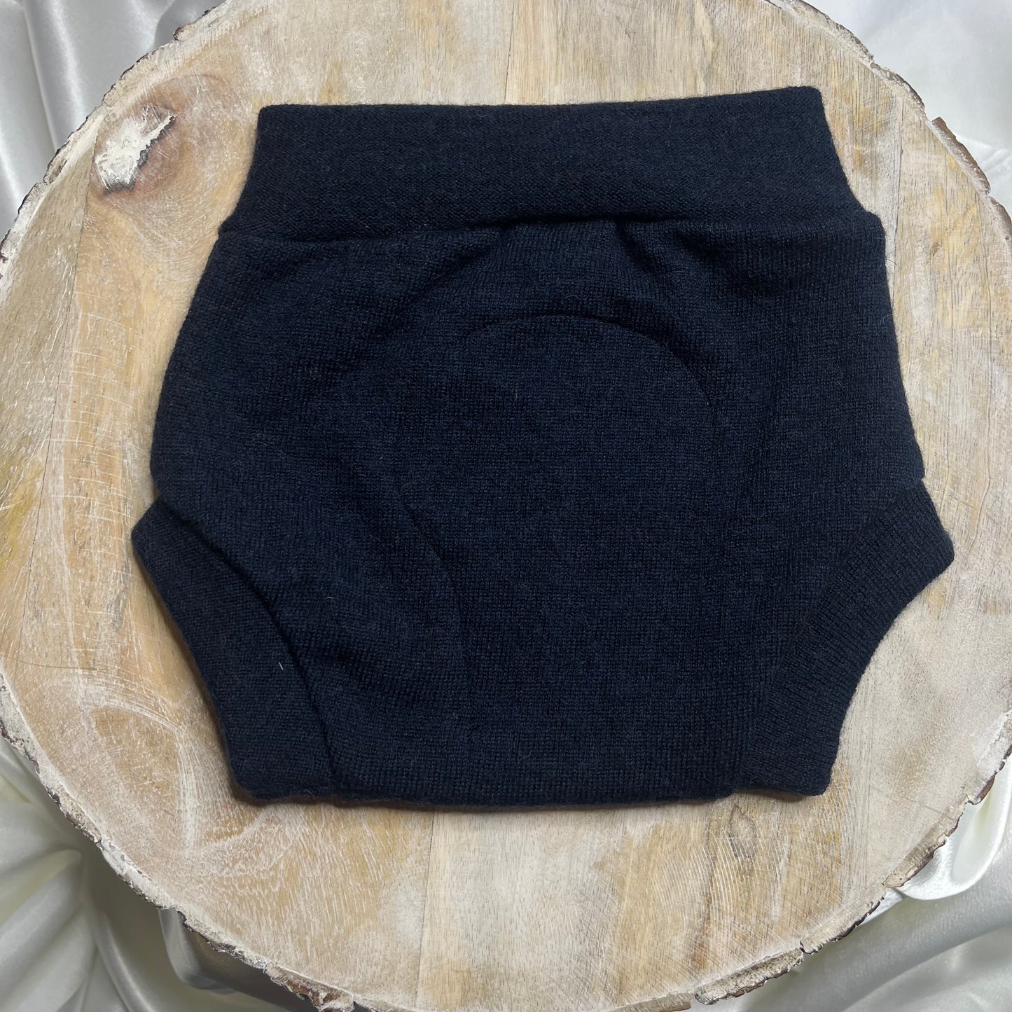 Upcycled Wool Cover - Size S - Navy