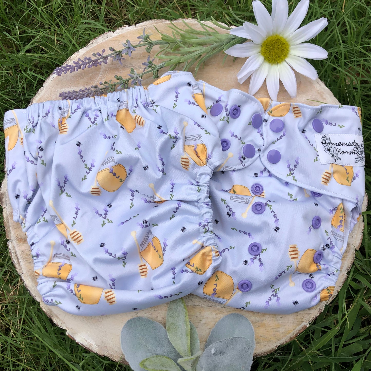 Lavender Honey OS Pocket Diaper (Daydreamer Collection)
