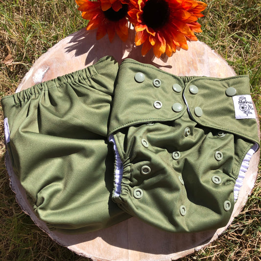 Moss OS Pocket Diaper (Forest Friends Collection)