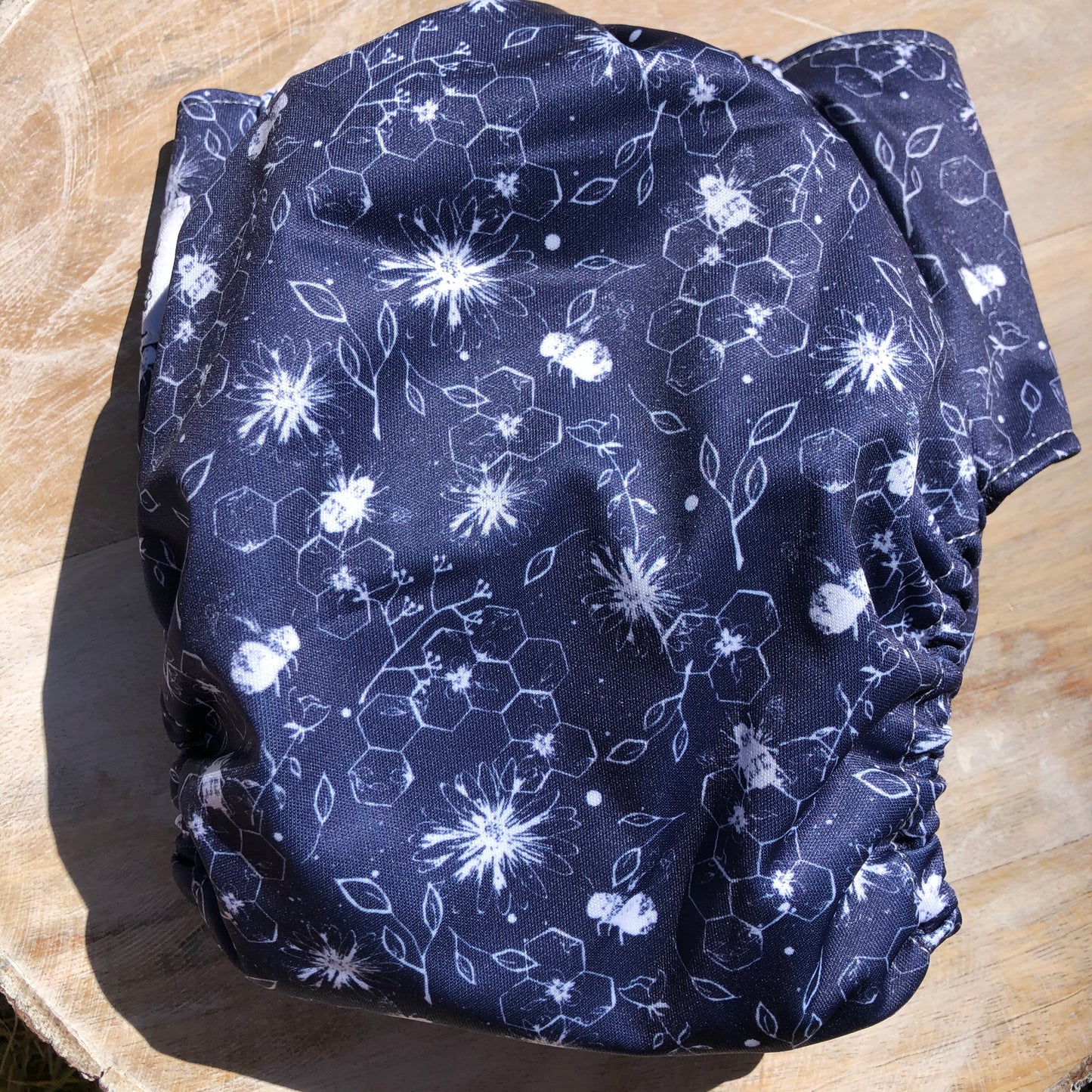 Inky Bees OS Pocket Diaper (Forest Friends Collection)