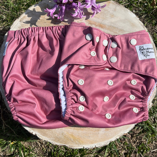 Dusty Rose OS Pocket Diaper (Northern Collection)