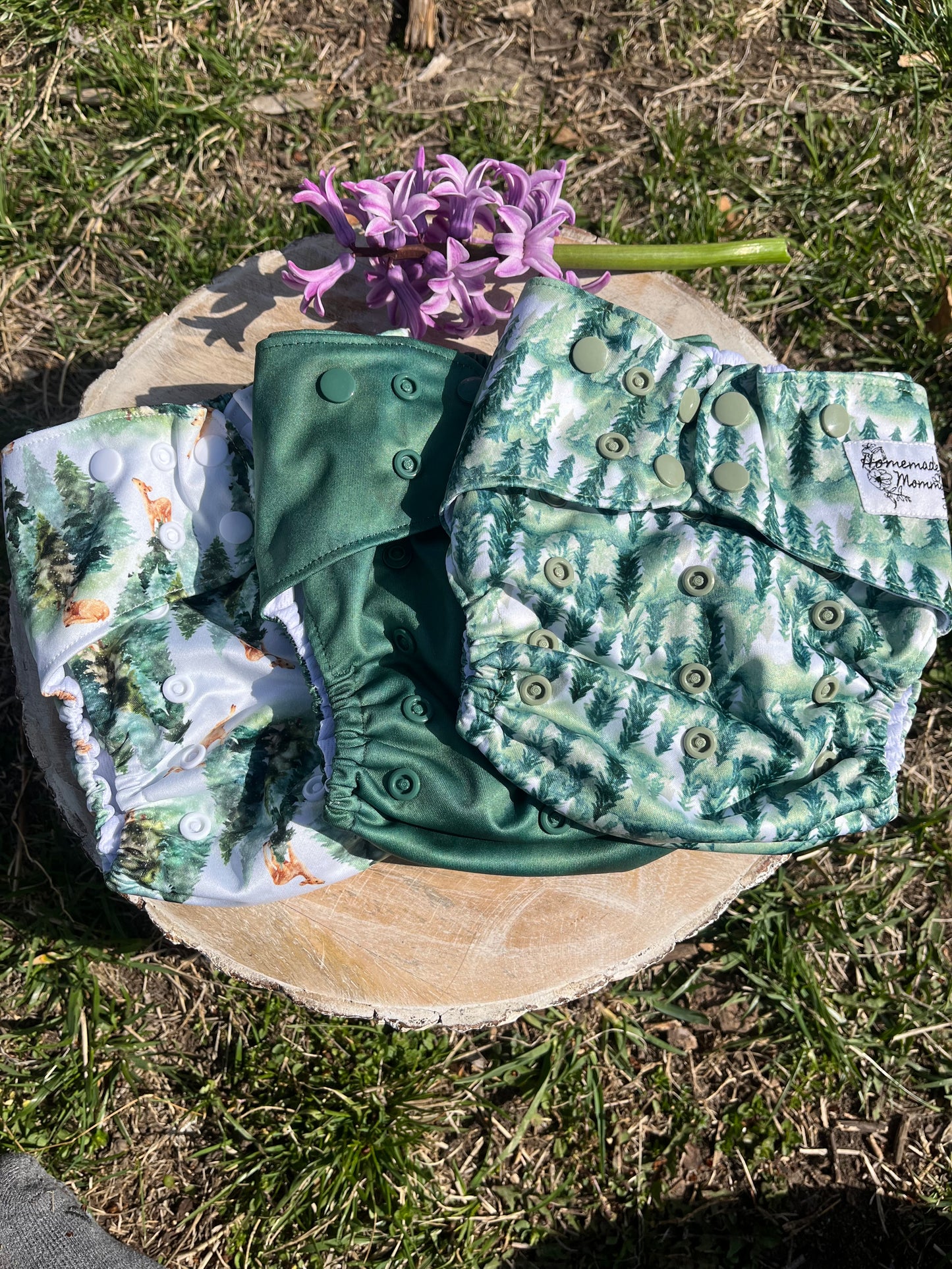 Woodlands Mini Collection OS Pocket Diapers (Northern Collection)